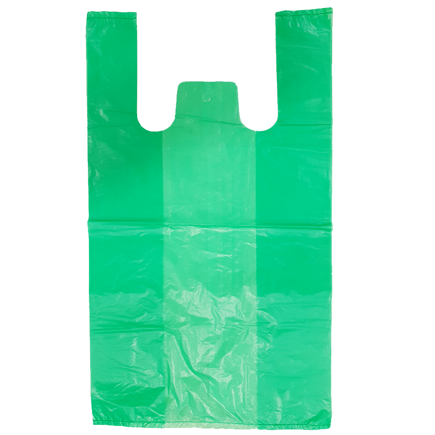 100% Large Bags (Plain Green)(大青) - Carrier & Trash Bags