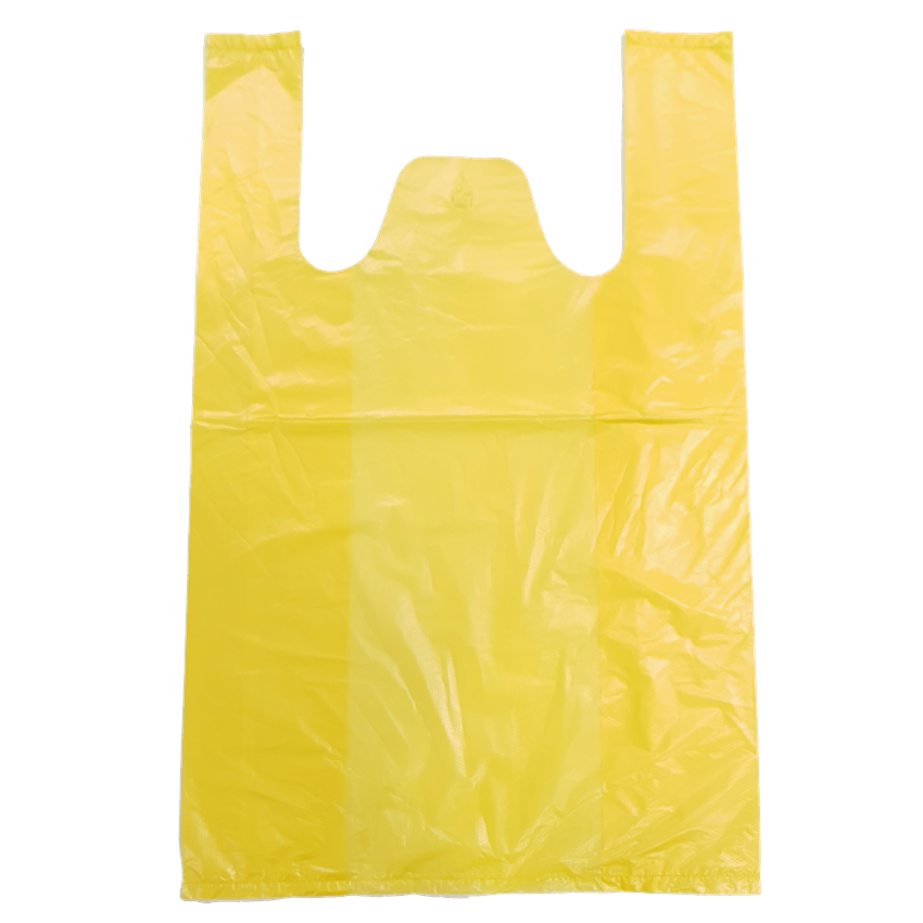 100% Medium Bags (Plain Yellow)(全黄) - Carrier & Trash Bags